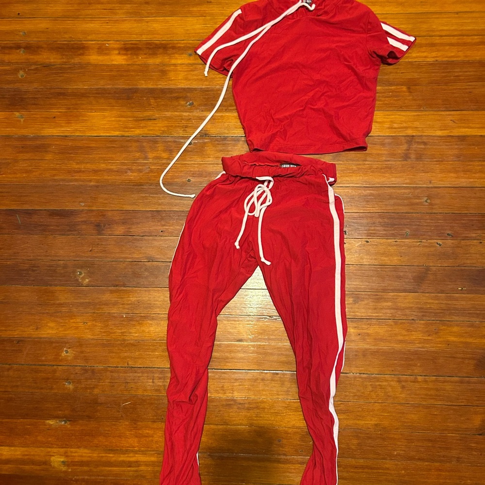 Fashion Nova Vibrant Red Apparel